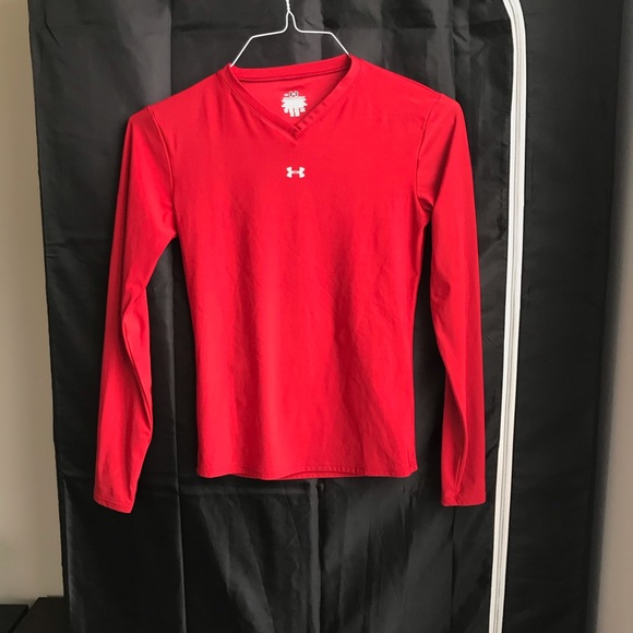 Red thermal long sleeve shirt - Picture 2 of 3